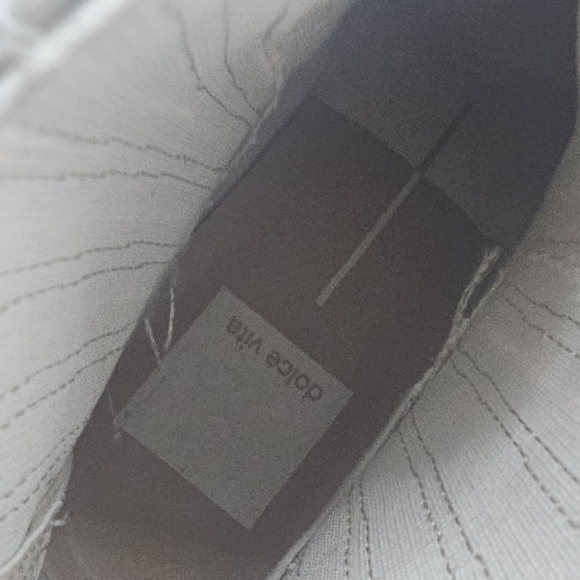 Dolce Vita Caster H2O Waterproof Platform Ankle Boots Ivory Size 6.5 - Picture 12 of 12